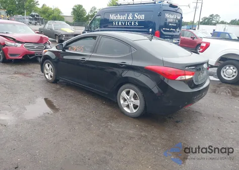 2012 Hyundai Elantra Gls (Ulsan Plant) из США, поврежденный, VIN KMHDH4AE3CU183463